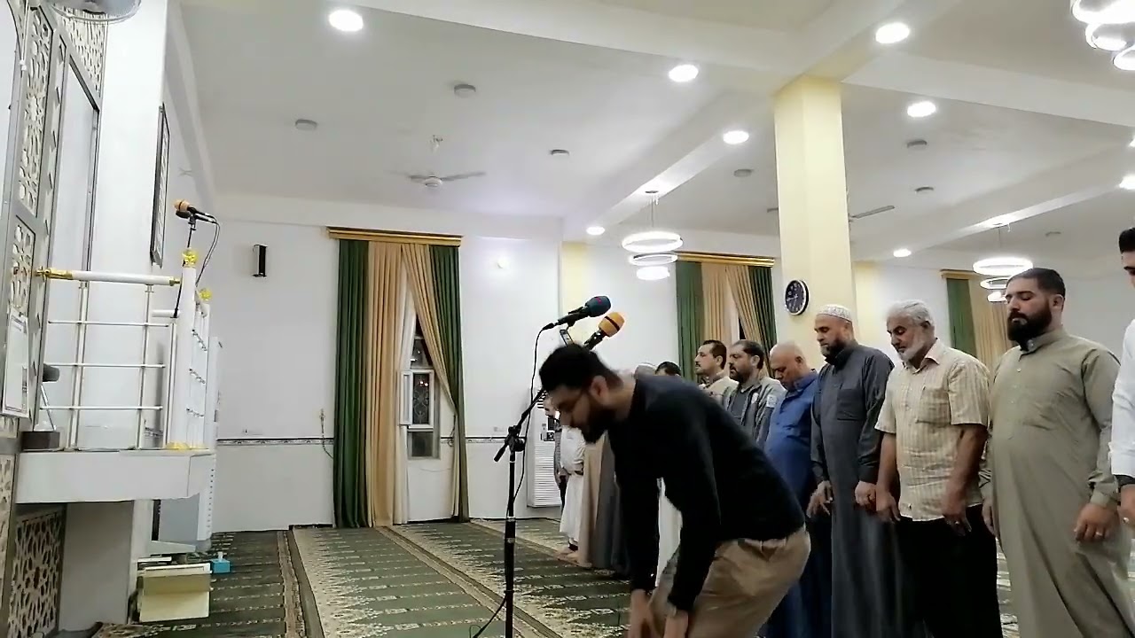 صلاة العشاء للحافظ أحمد الفهداوي من جامع الحاج مخلف رحمه الله الأحد ١٣ ١١ ٢٠٢٢