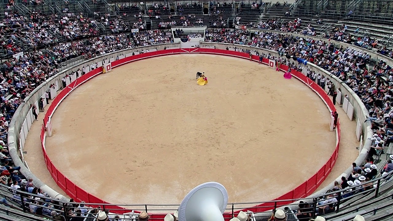 Bullfighting at Arena of N&icirc;mes - 1, N&icirc;mes, France