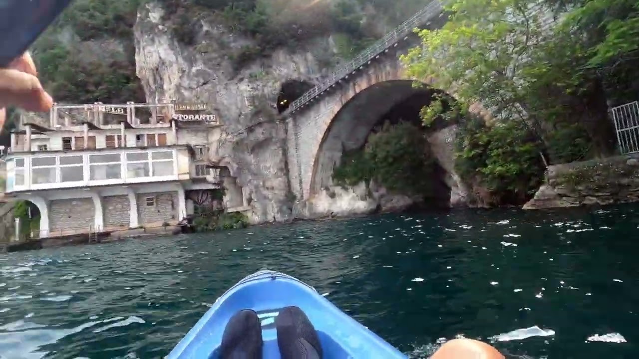 Cascata nascosta della ponale, hotel abbandonato sul garda.