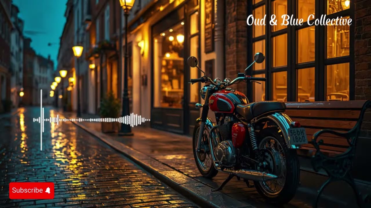 Italian Café Glow After Rain ✨🎷 | Warm Jazz & Peaceful Night Atmosphere