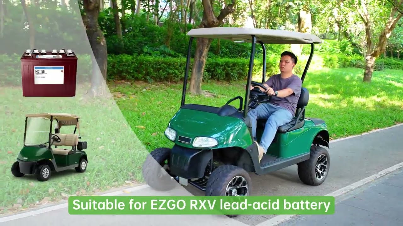 ⚡LED Battery Capacity🚗💨10L0L Golf Cart Battery Monitor Meter for EZGO RXV 2008-up