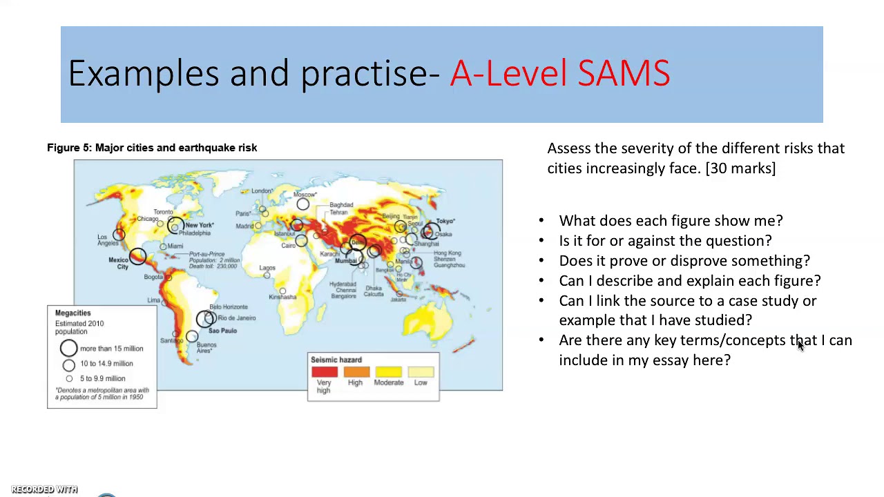 21st Century Challenges: Component 2 Geograghy A-level (Eduqas)