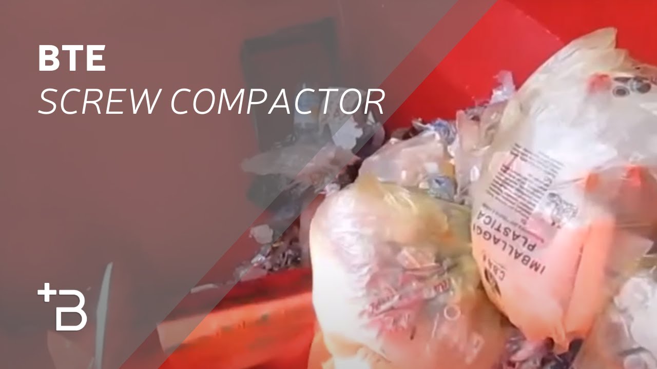 Compattatore a coclea - Screw compactor - Compacteurs Monoblocs à Vis