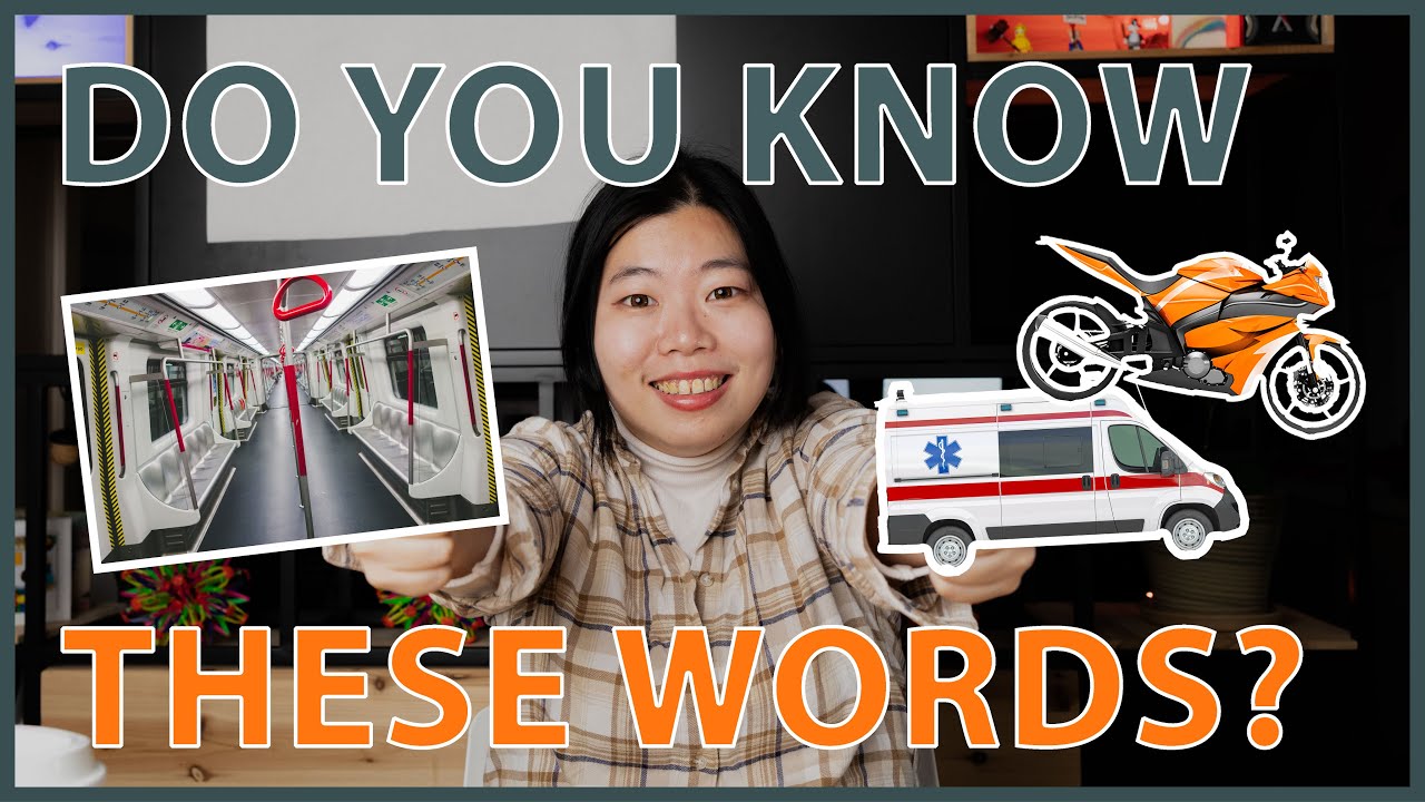 Chinese Language Synonyms - Words Used by Different Communities - Transport 中文同义词 不同华语社区常用词 - 交通工具