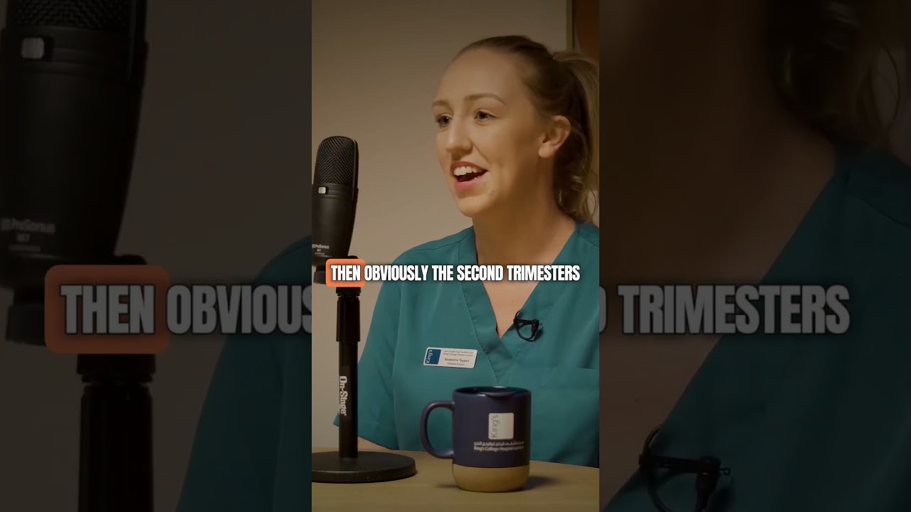 Tiredness in the 1st trimester is real 😴  #dubaihospital #podcast #baby#midwife