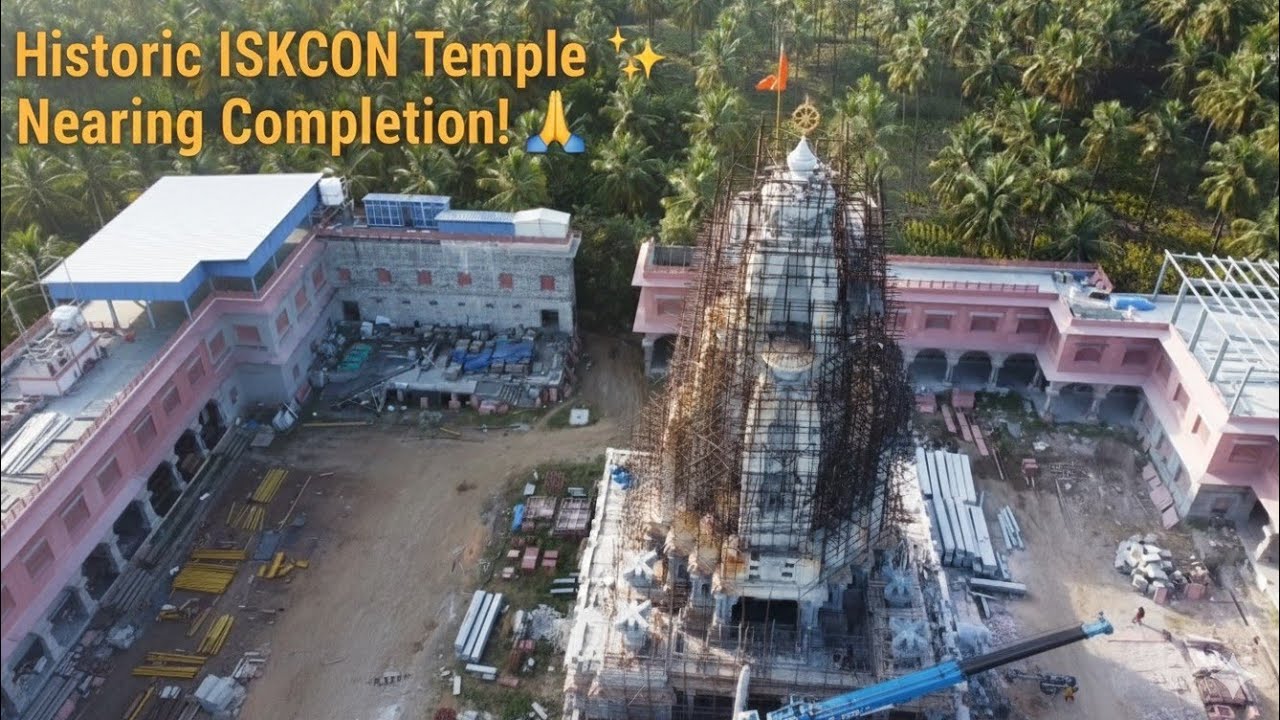 A Historic ISKCON Temple Nearing Completion 🙏✨