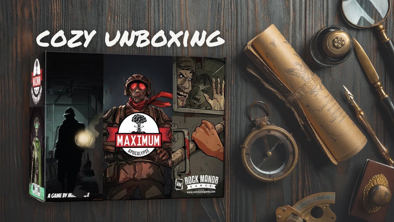Maximum Apocalypse Second Edition Cozy Unboxing