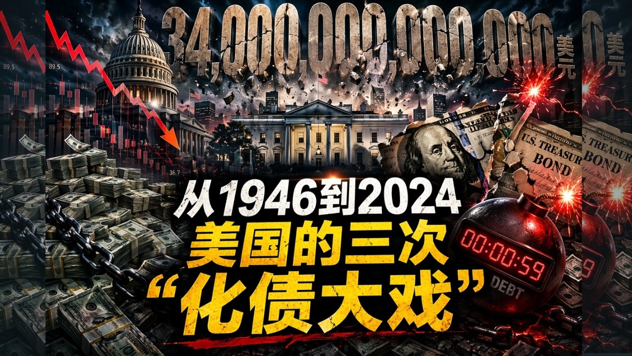 国家欠债，和你欠债完全不同！深扒美国近百年化债史：从二战后的