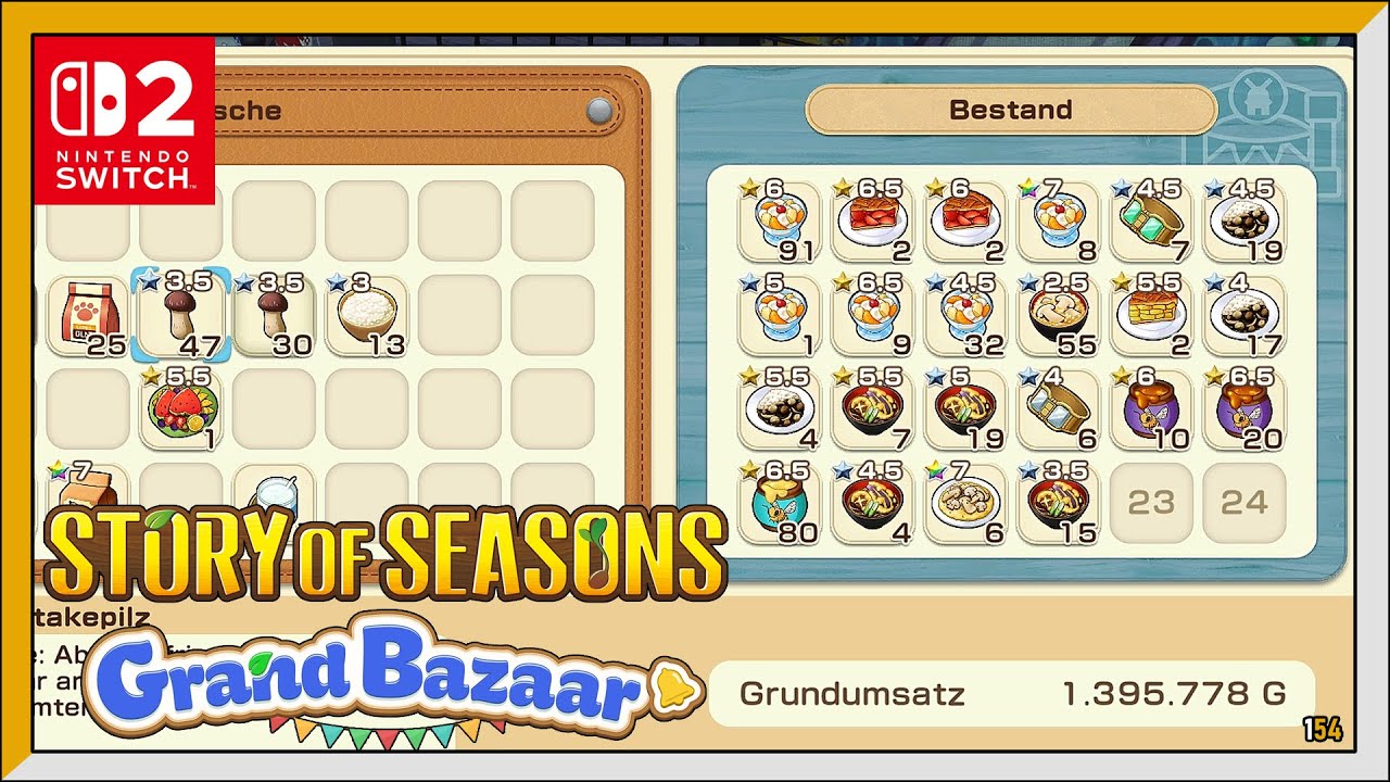 Story Of Seasons Grand Bazaar [154] Alles in den Basar schmeißen [Deutsch] Let's Play