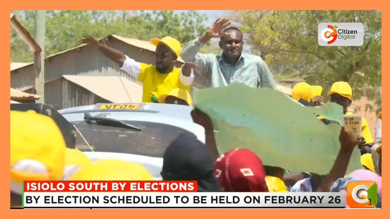 UDA leaders campaign for candidate Tubi Mohamed Tubi in Isiolo by elections