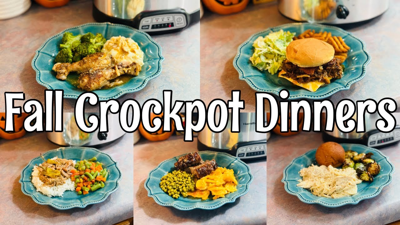 Cozy Fall Crockpot Recipes | What&rsquo;s for Dinner | September 2025 