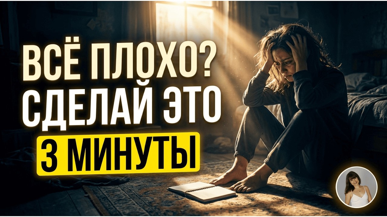 Когда всё плохо — сделайте эту практику (3 минуты, которые меняют состояние)