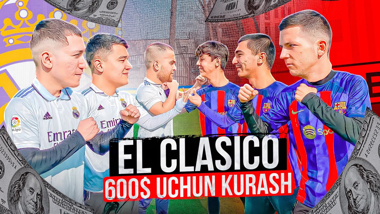 REAL MADRID - BARCELONA! El Clasico ABDUJABBOROV__7
