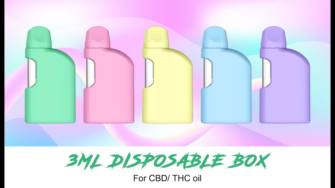 Original 3ml Thick Oil Disposable Vape Pen For 3gram Delta 8/HHC Live Resin