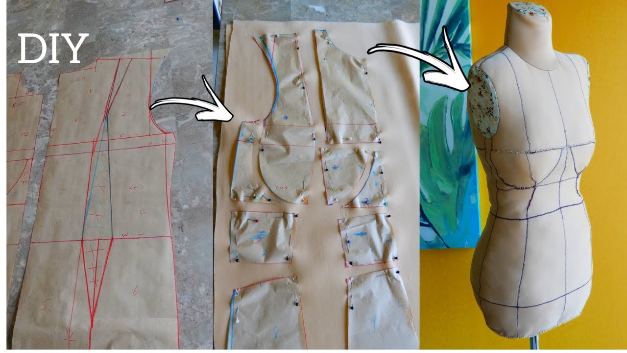 How-To: DIY Pattern Making For A Custom Dress Form Using Your Measurement | Style by Viv
