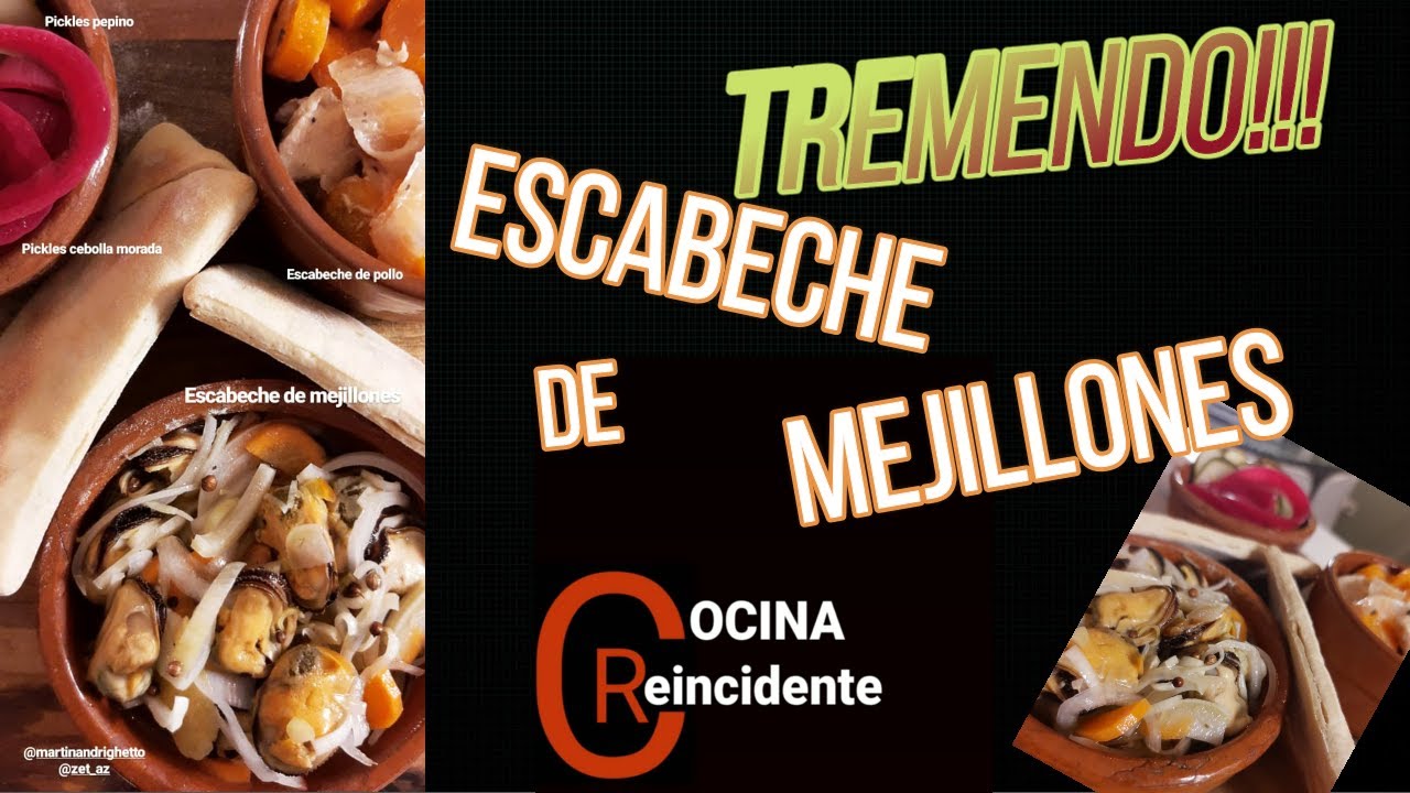 ESCABECHE DE MEJILLONES (FACIL Y DELICIOSO) #SINCOCCION, 
