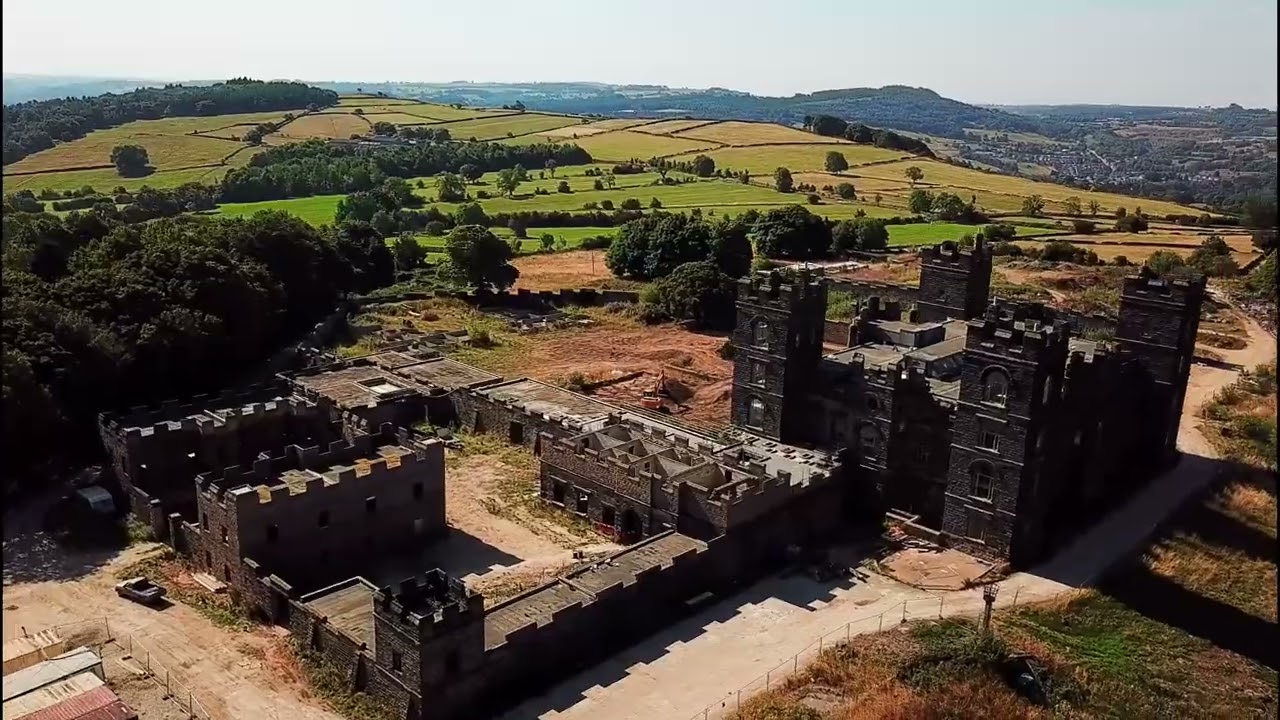 First flight in three years. Riber Castle, near Matlock