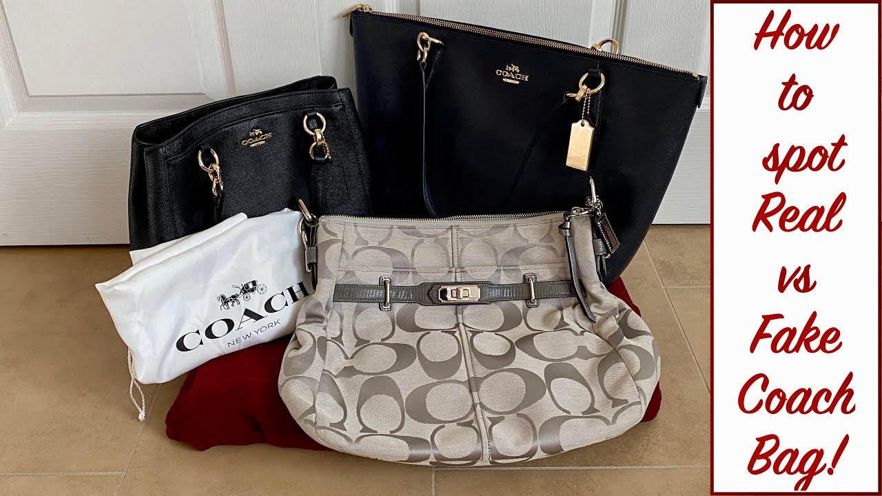 ***HOW TO SPOT REAL ORIGINAL VS FAKE COACH BAG???***