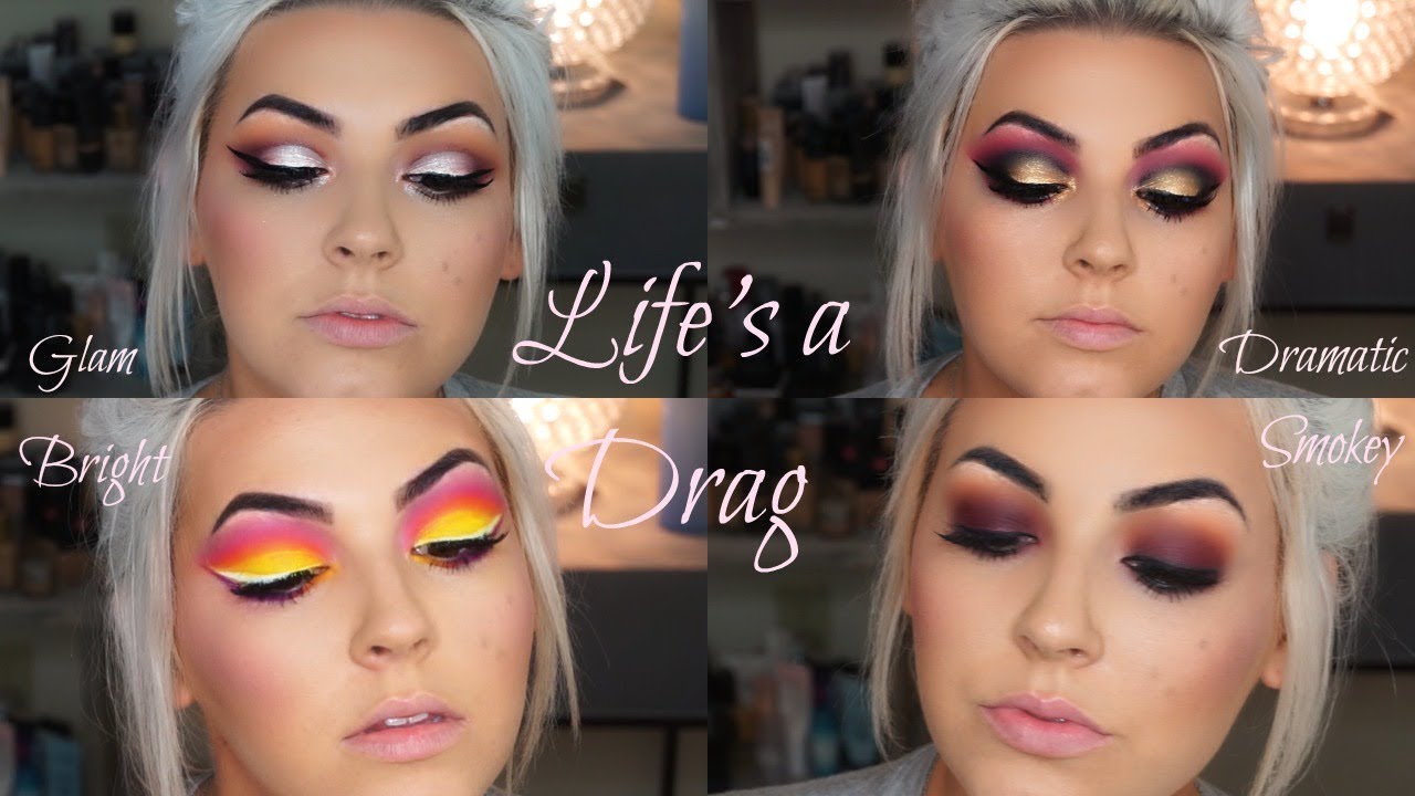 4 Looks 1 Palette | Lunar Beauty's Life's A Drag