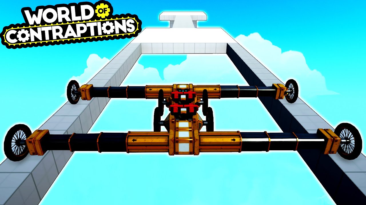 New Game Challenges My Vehicle Building Skills! - World of Contraptions First Look