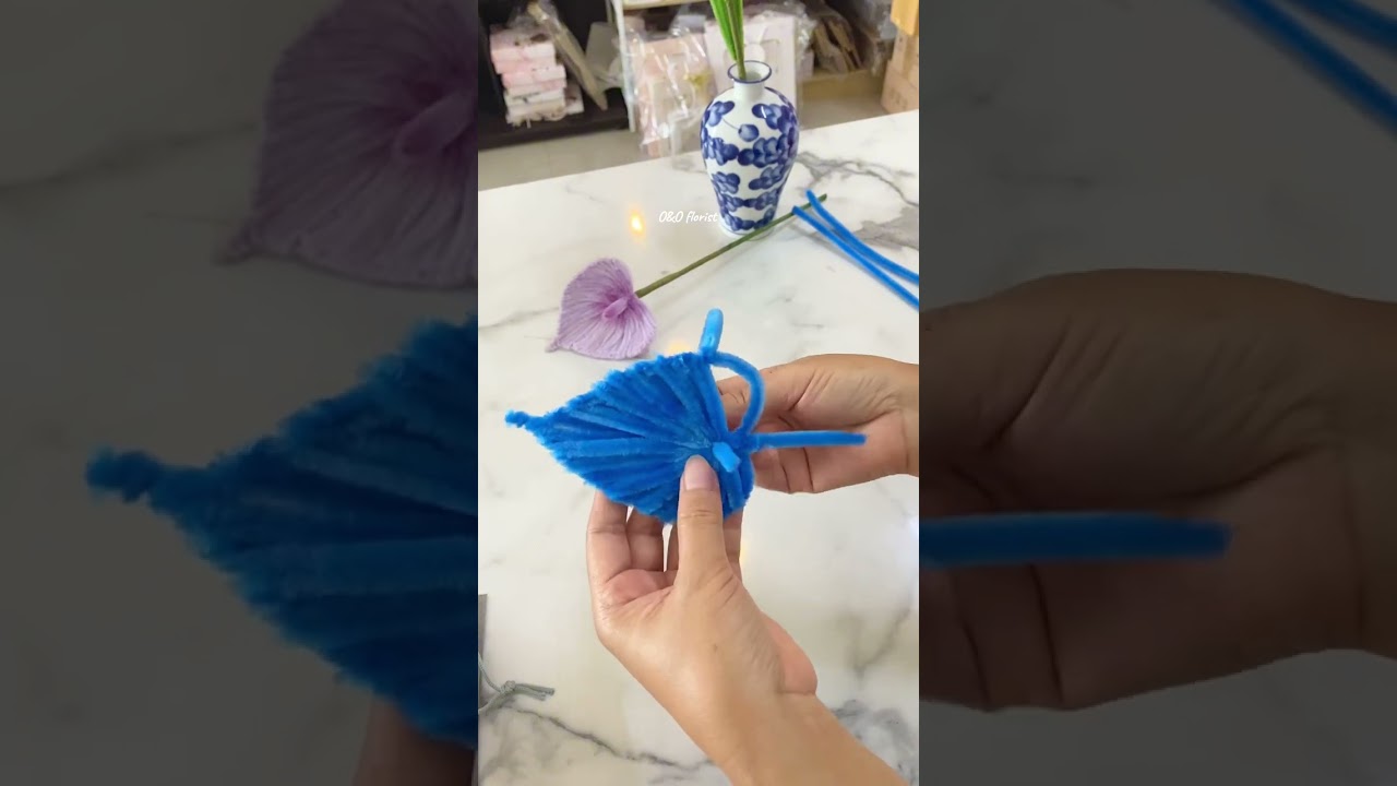 Diy ดอกหน้าวัวจากลวดกำมะหยี่ง่ายๆ