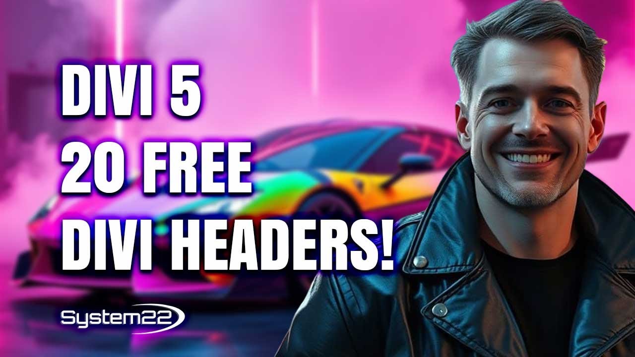 Divi 5 Free Download &ndash; 20 Flexbox Headers Pack (Install + Customize)