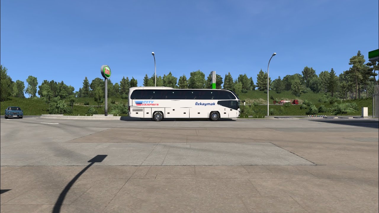EURO TRUCK SIMULATOR 2 | Bus driving | High speed on Highway 