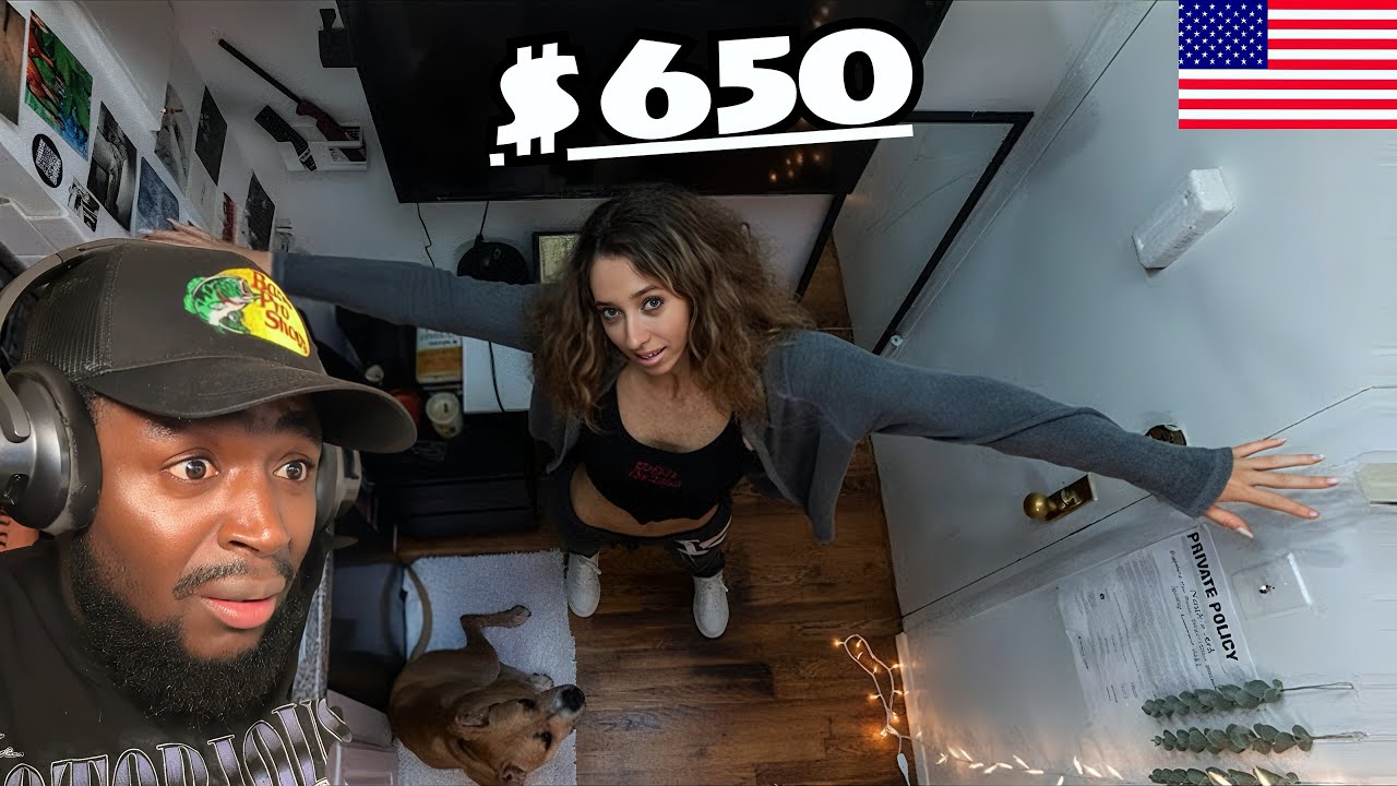 Она живёт в чулане 🤯 — Реакция британцев на самую крошечную квартиру в Нью-Йорке