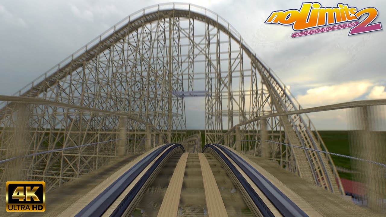 Splinter - Terrain Influenced GCI Wood Coaster - UPDATED POV - NoLimits 2 Roller Coaster Simulation