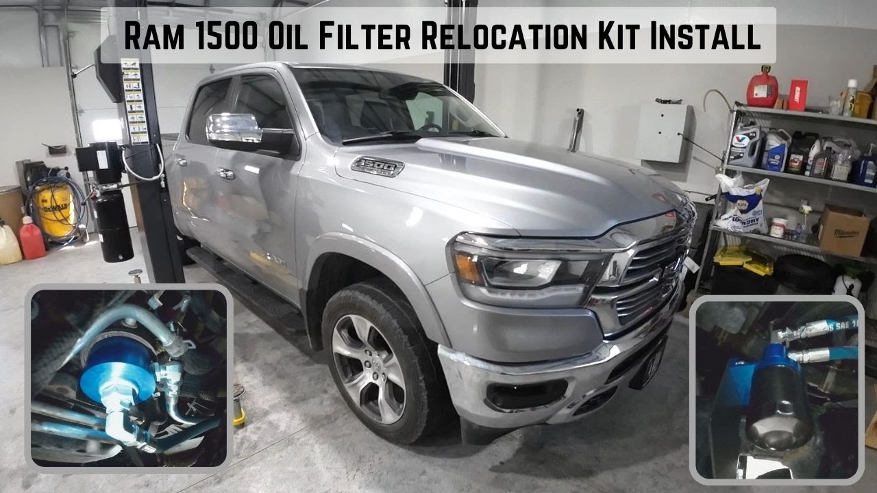 Ram Oil Filter Relocation Kit Install