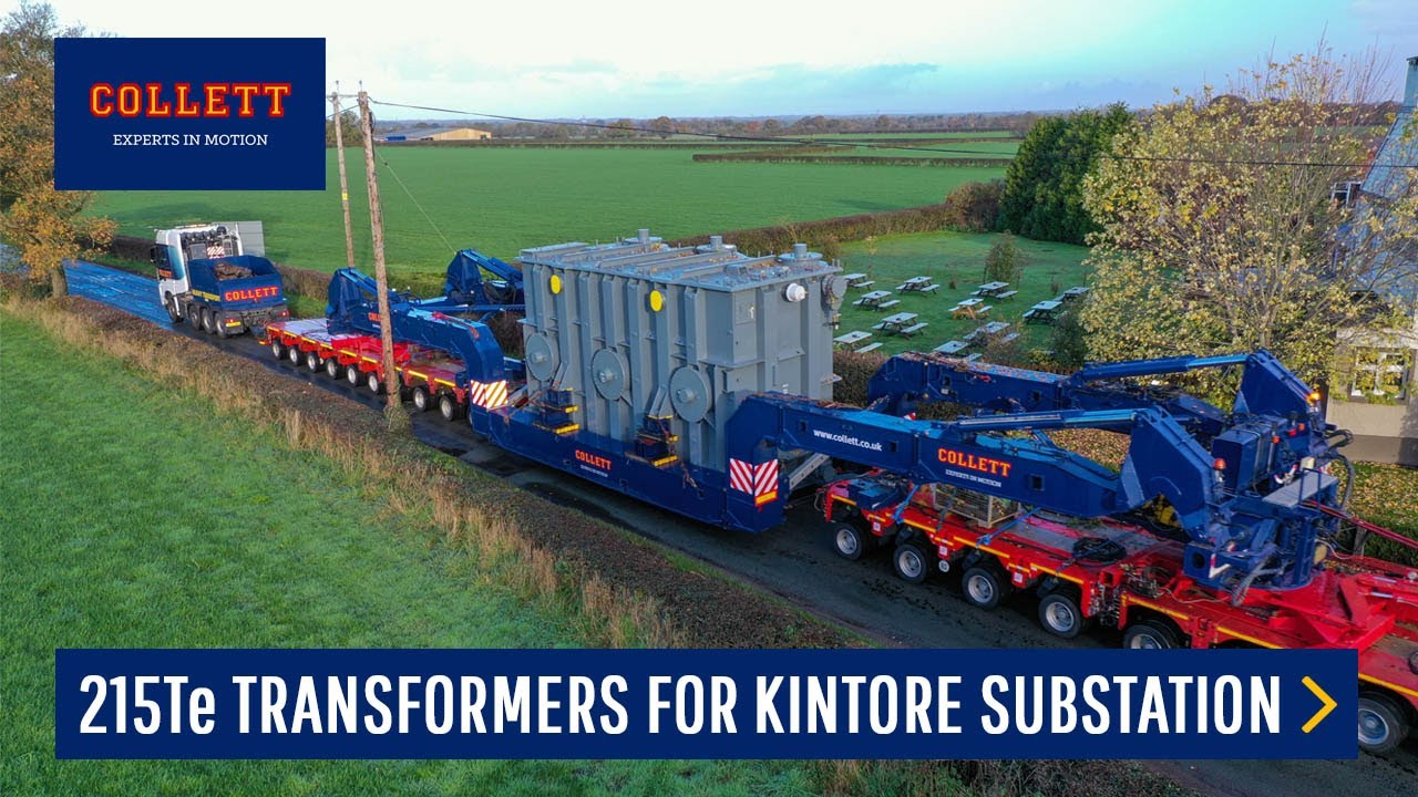 Two 215Te Super Grid Transformers, from Stafford to Kintore Substation