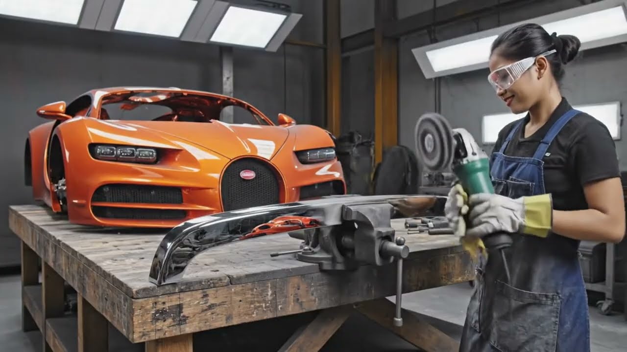 I bought a nearly wrecked BUGATTI Custom from a junkyard, restored it, and resold it for $100,000.