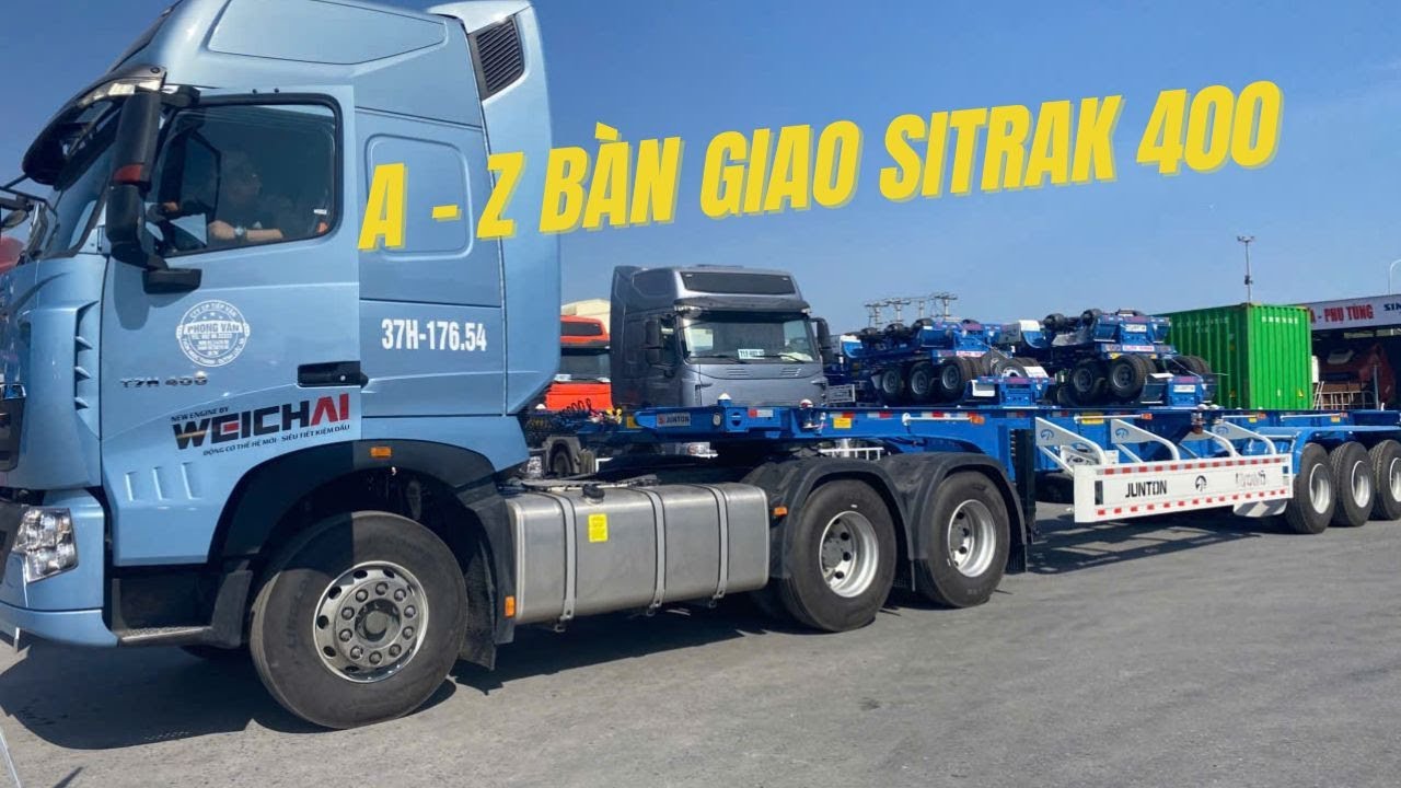 Howo Sitrak 400hp, bàn giao xe tới Khách Hàng