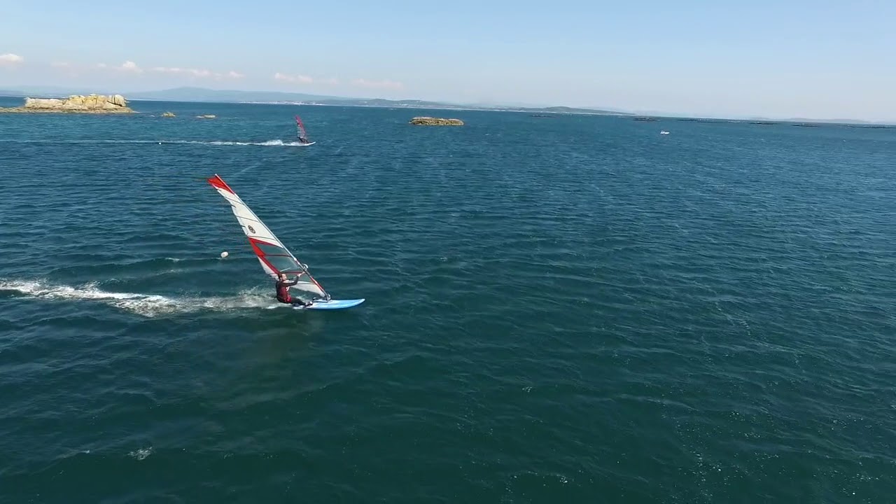 The Best of Windsurfing Galicia 2018  Video Drone   Clube Catro Ventos