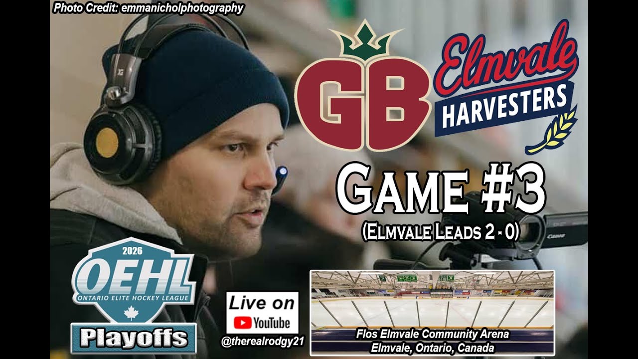 OEHL 2026 Playoffs - First Round - Game #3 - Georgian Bay Applekings at Elmvale Harvesters