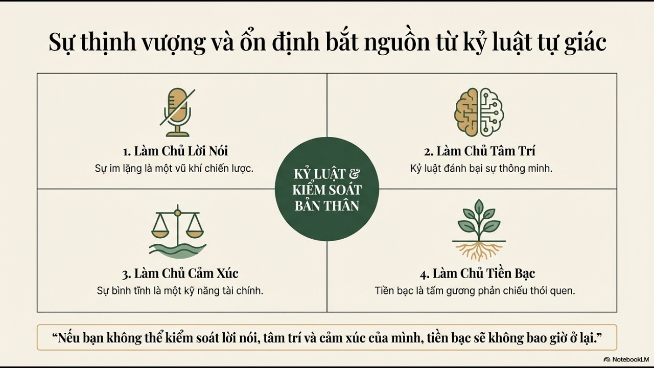 CÁCH KIỂM SOÁT LỜI NÓI, TÂM TRÍ, CẢM XÚC VÀ TIỀN BẠC | Tư Duy Thành Công