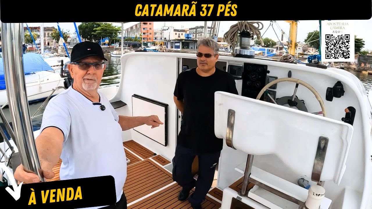 Catamarã 37 Pés Completo à Venda - Pronto para Morar ou Navegar!