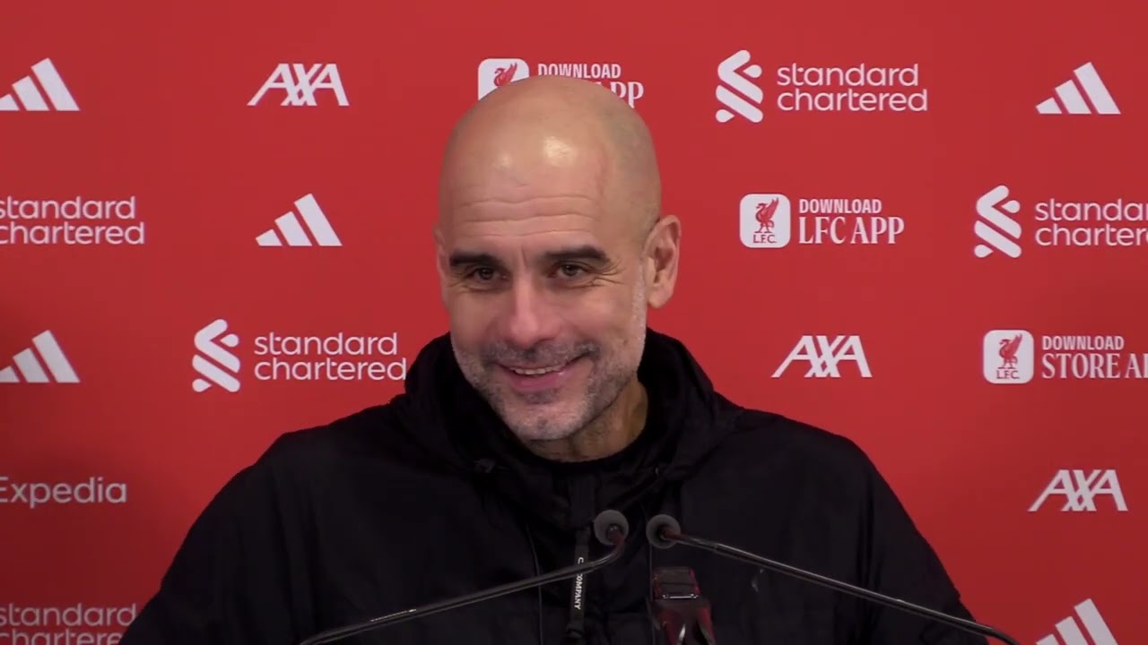 Liverpool 1-2 Manchester City FULL Pep Guardiola post-match press conference
