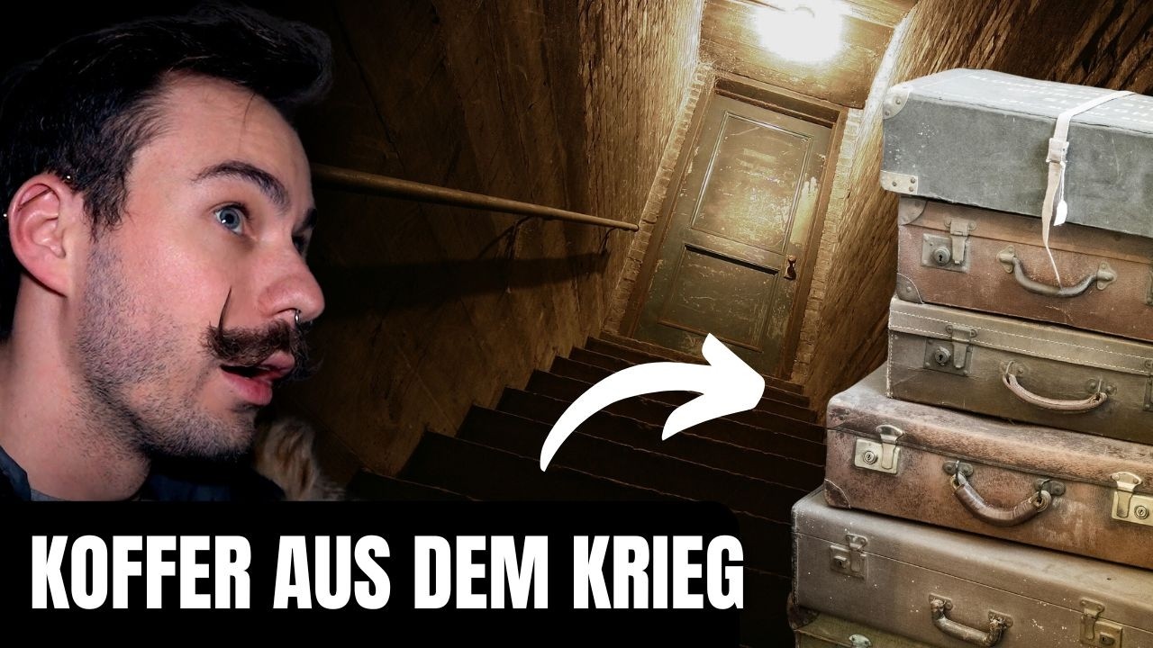 Kisten aus dem ZWEITEN WELTKRIEG? - Vergessener Keller/Bunker