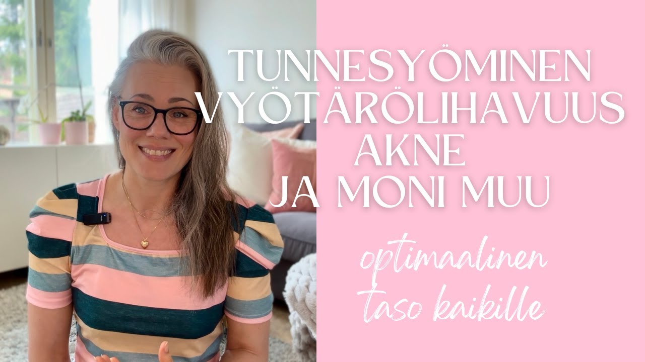 Tunnesyöminen, keskivartalolihavuus, AKNE ja se OPTIMAALINEN ravinto kaikkiin ongelmiin 🔥