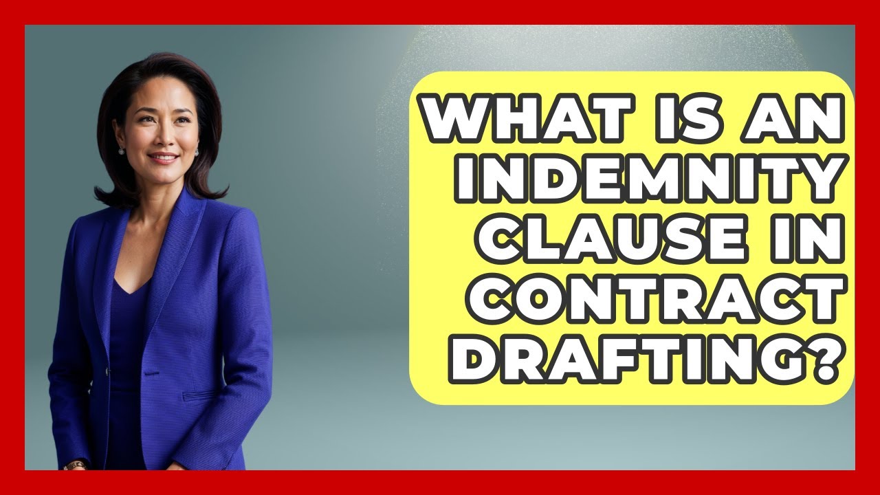 What Is An Indemnity Clause In Contract Drafting? - Law School Prep Hub