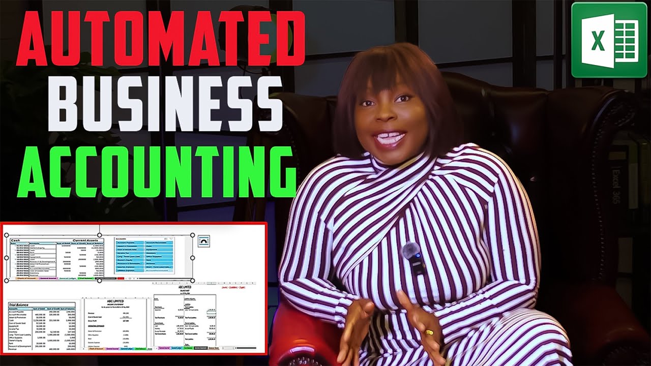 How to Automate Accounting Ledger, Trial Balance, Income Statement, and Balance Sheet in Excel