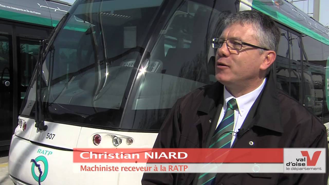 Christian Niard, conducteur du Tramway T5