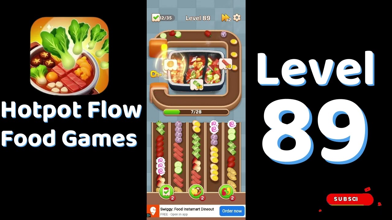 🍲 Hotpot Flow Level 89 Walkthrough | Food Games | Go Answer
