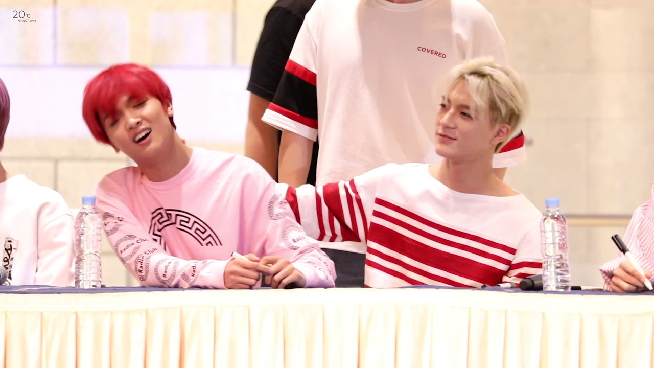 170906 잠실 팬싸인회 NCT DREAM  제노 JENO (싸인 전 멘트) feat. 해찬