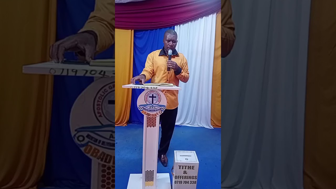  Apstl Robert ministering AGC Mathare A3 FAITH IN WISDOM