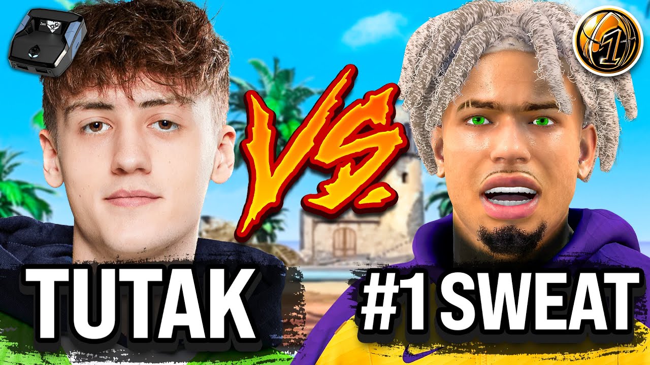 #1 RANKED SWEAT vs TUTAK - $1000 WAGER NBA 2K25! (FT. LEGEND 5)