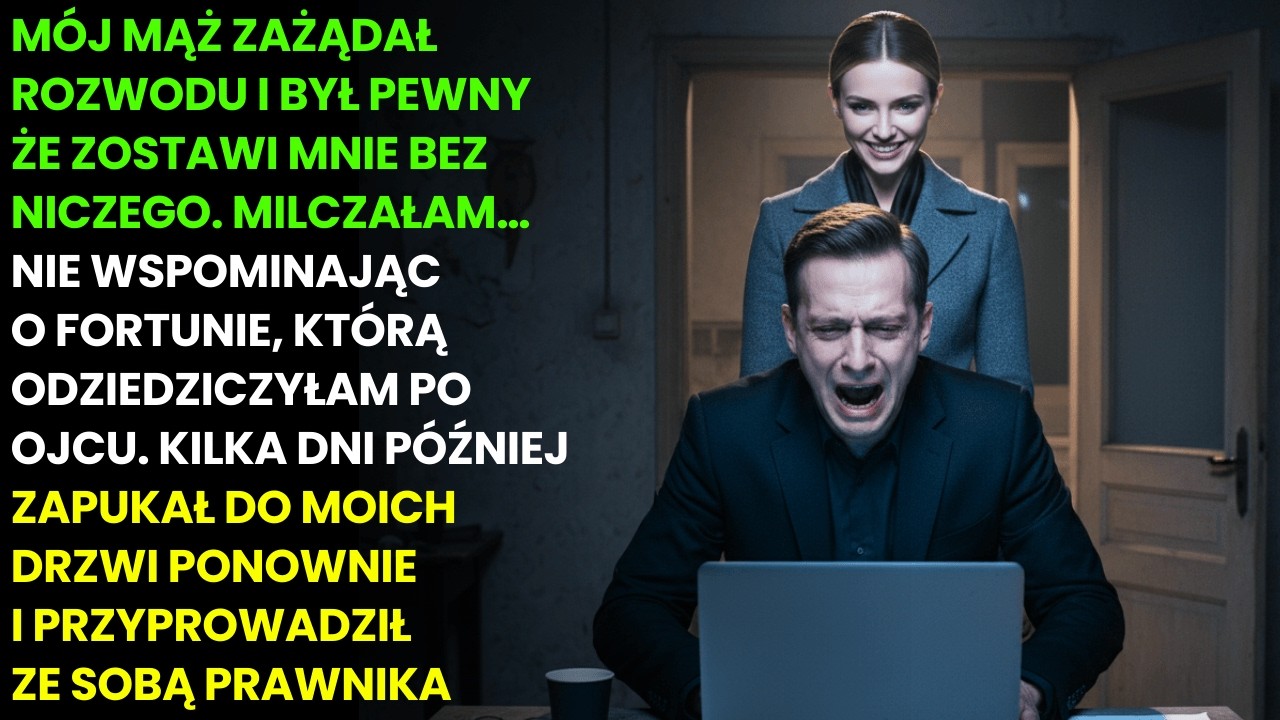 Mąż Chciał Rozwodu Myśląc, że Jestem Biedna… Nie Wiedział o 72 Milionach