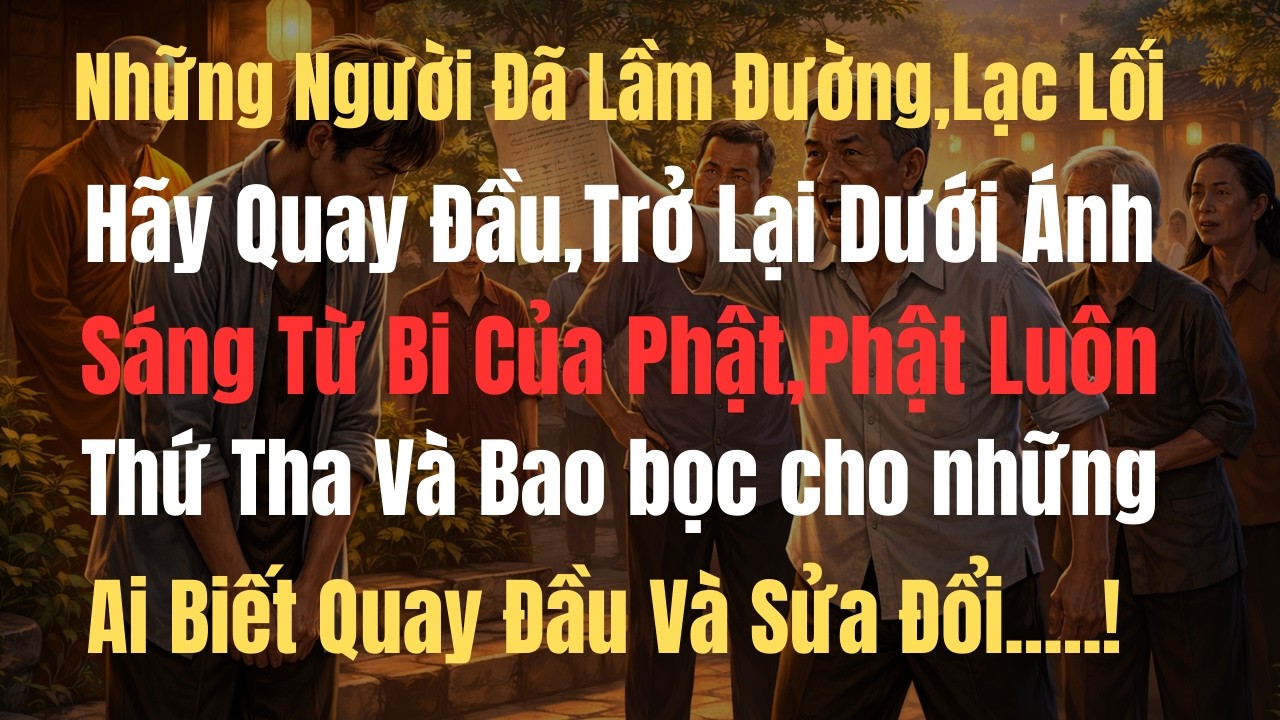 Những Người Đã Lầm Đường,Lạc Lối Hãy Quay Về Dưới ÁNH SÁNG TỪ BI Của Phật,Hãy Nghe Hết Câu Chuyện...