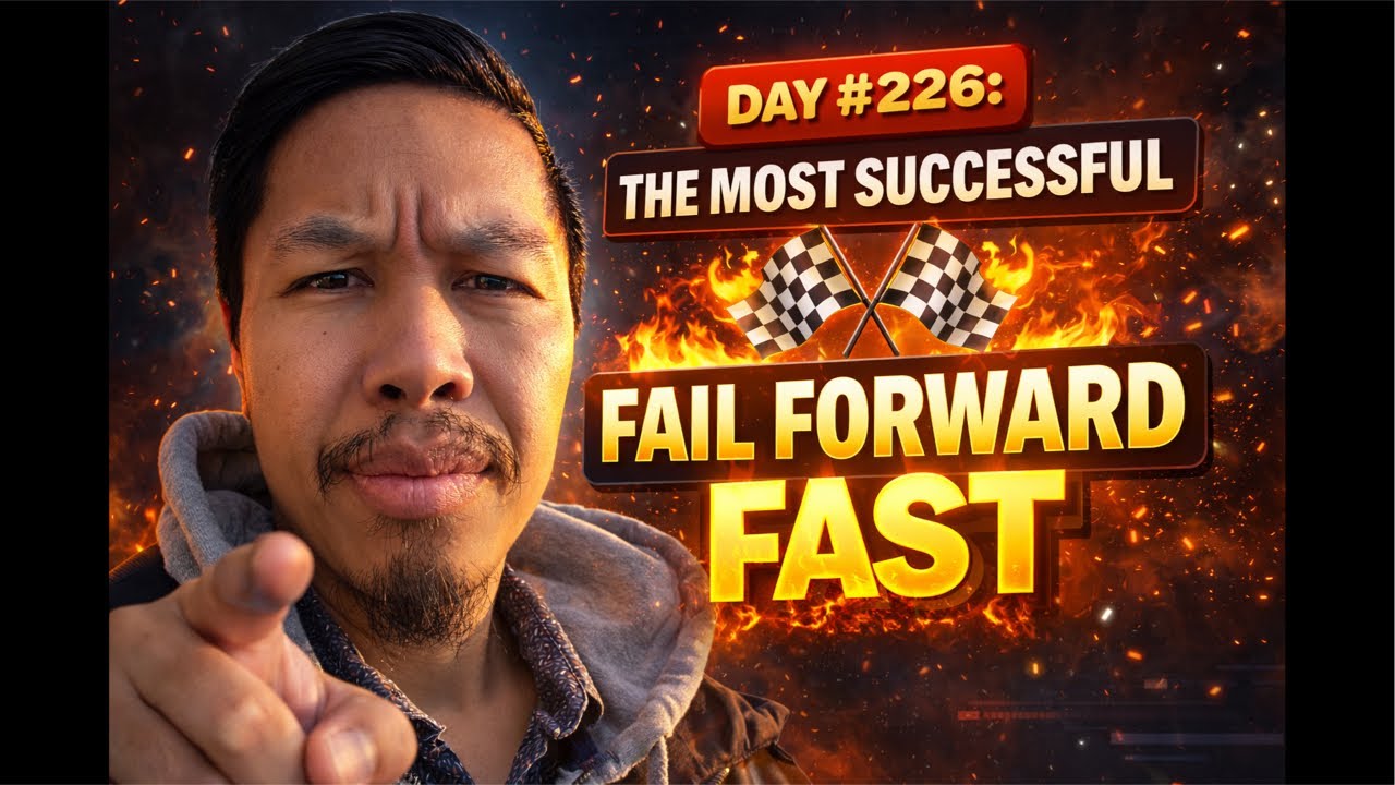 day #226: FAIL FORWARD FAST | IRL STREAM